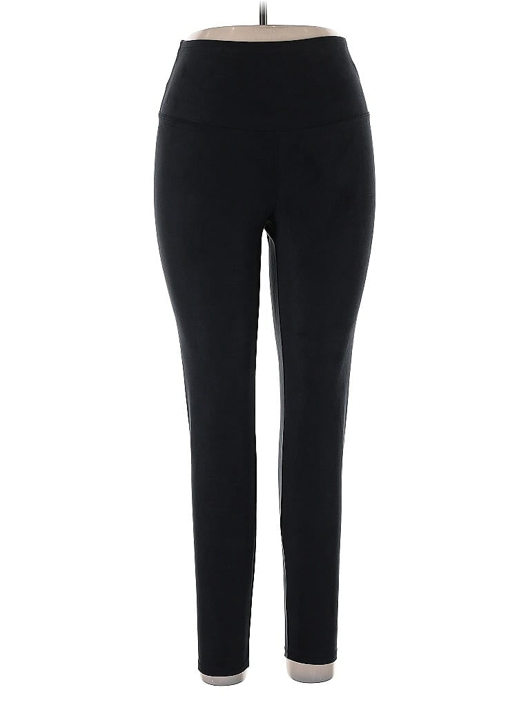 Pre-owned Yummie Active Pants In Black