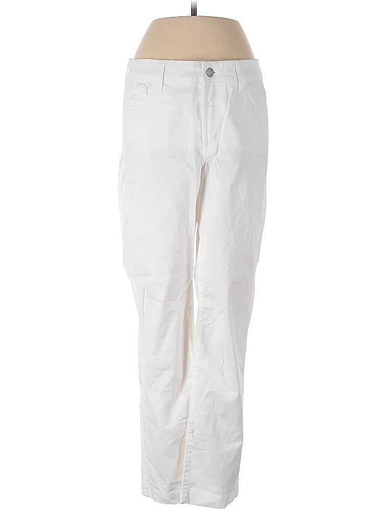 Pre-owned Nydj Casual Pants In White