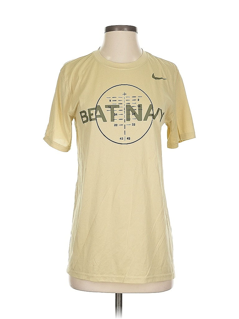 Pre-owned Nike Short Sleeve T-shirt In Brown
