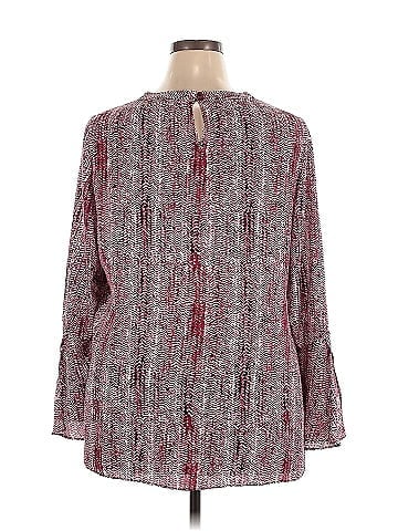 Roz & Ali Long Sleeve Blouse (view 2)