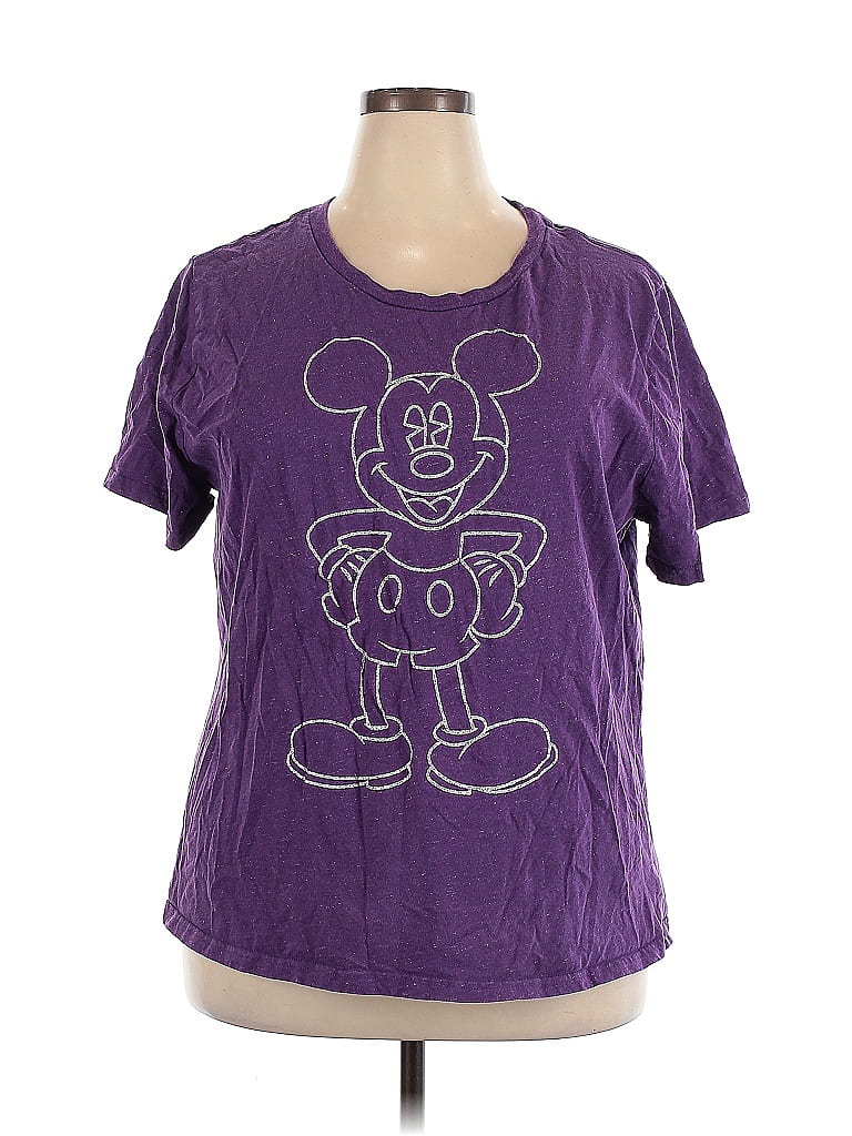 Disney Parks Purple Short Sleeve T-Shirt Size 2X - photo 1