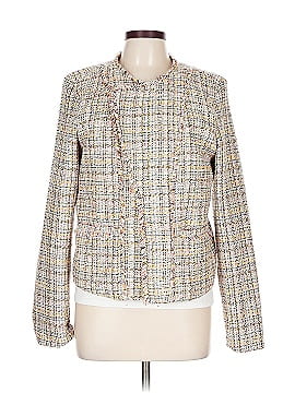S'edge 100% Polyester Tweed Pink Blazer Size S