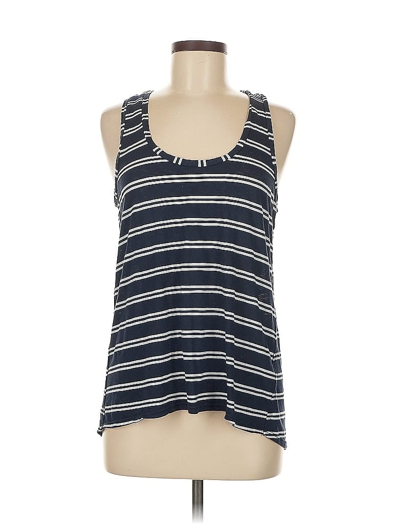 Pre-owned Splendid Tank Top Blue Halter Neckline Tops