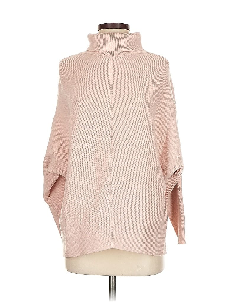 Pre-owned Unbranded Turtleneck Sweater In Pink