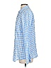 J. McLaughlin Checkered-gingham Blue Long Sleeve Button-Down Shirt Size S - photo 4