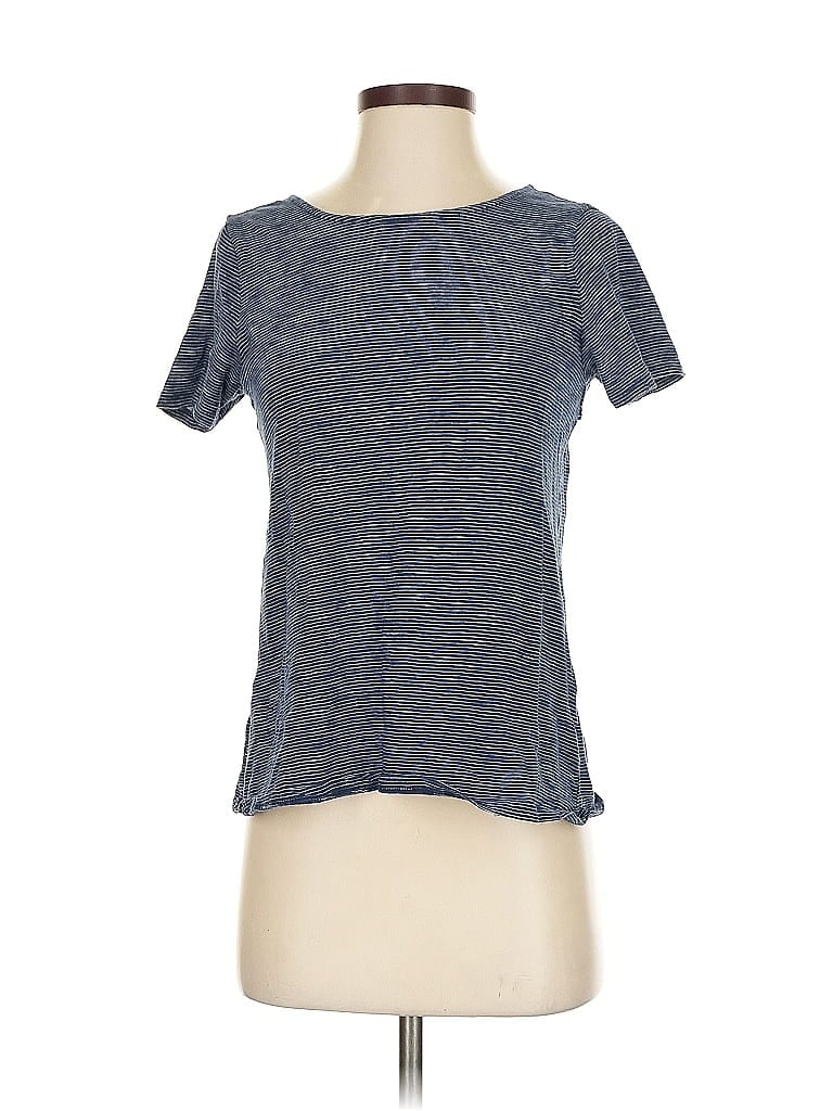 Pre-owned Ann Taylor Loft Outlet Active T-shirt In Blue