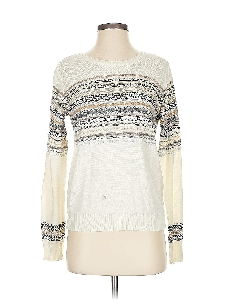 Pre-owned Pins And Needles Pullover Sweater In White
