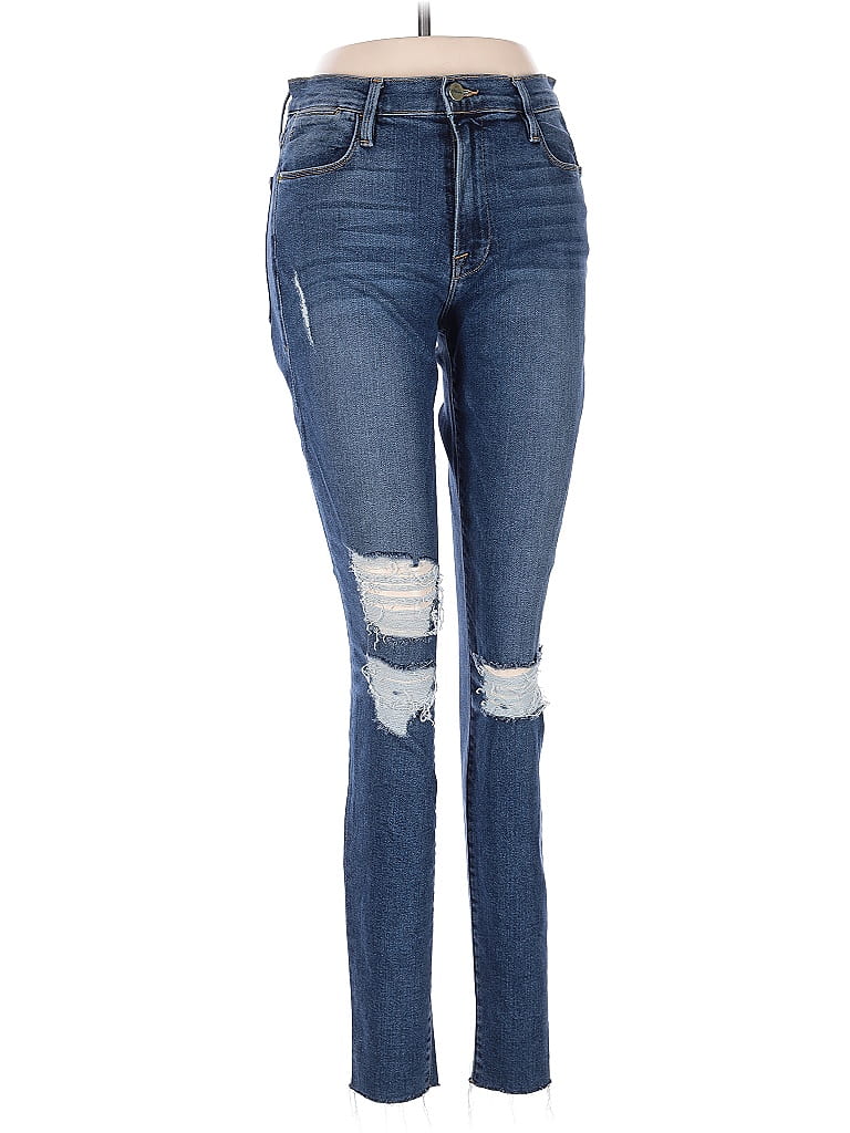 FRAME Denim Hearts Blue Jeans Size 27 waist - photo 1