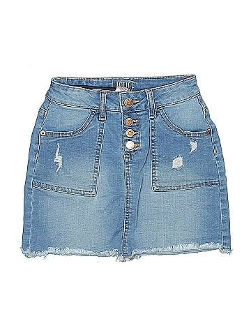 Justice Denim Skirt (view 1)