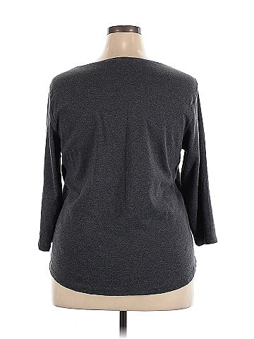 Karen Scott 3/4 Sleeve Top (view 2)
