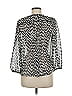 Collective Concepts 100% Polyester Gray 3/4 Sleeve Blouse Size M - photo 2