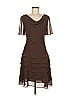 Joseph Ribkoff Brown Cocktail Dress Size 8 - photo 1