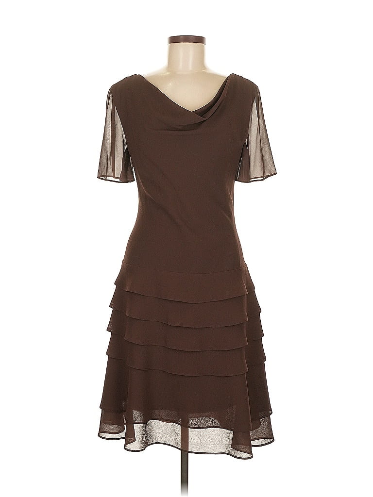 Joseph Ribkoff Brown Cocktail Dress Size 8 - photo 1