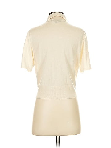 Theory Short Sleeve Silk Top (view 2)