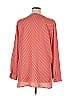 Ann Taylor Factory 100% Polyester Polka Dots Orange 3/4 Sleeve Blouse Size XL - photo 2