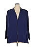 LOGO by Lori Goldstein Blue Blazer Size 2X - photo 1
