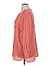 Ann Taylor Factory 100% Polyester Polka Dots Orange 3/4 Sleeve Blouse Size XL - photo 4