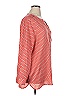 Ann Taylor Factory 100% Polyester Polka Dots Orange 3/4 Sleeve Blouse Size XL - photo 3