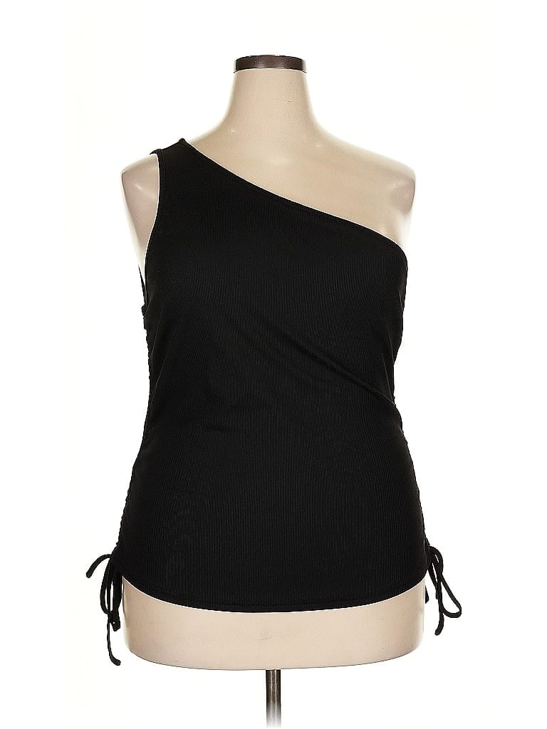 Pre-owned Shein Curve Sleeveless Blouse In Black