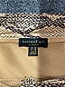 Current Air Animal Print Brown Faux Leather Skirt Size 14 - photo 3
