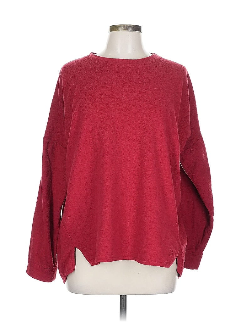 Cuddl Duds Red Pullover Sweater Size L - photo 1
