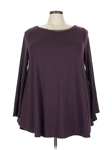 Lane Bryant 3/4 Sleeve T-Shirt (view 1)