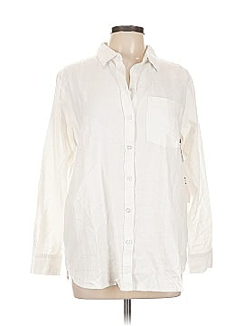 Three Dots Long Sleeve Button Down Shirt