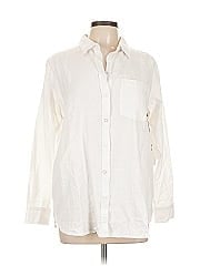 Three Dots Long Sleeve Button Down Shirt