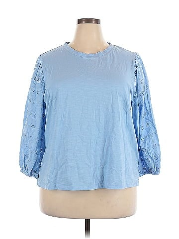 St. John's Bay 3/4 Sleeve Top (view 1)