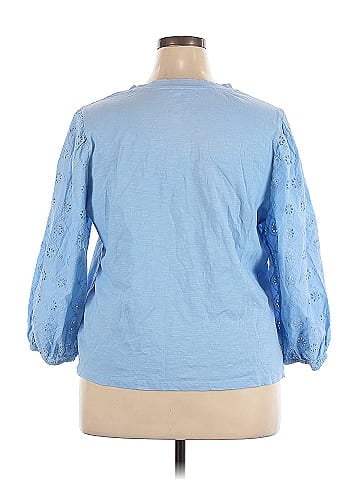 St. John's Bay 3/4 Sleeve Top (view 2)