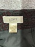 Ann Taylor LOFT Outlet 100% Polyester Chevron-herringbone Burgundy Formal Skirt Size 10 - photo 3