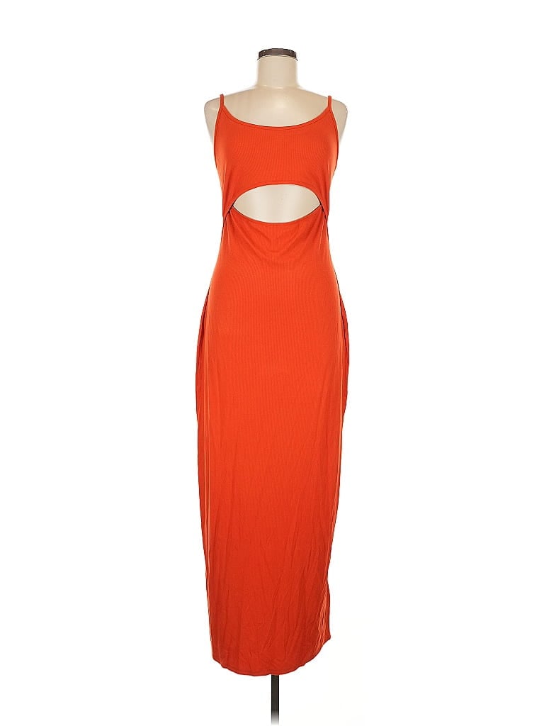 Pre-owned Express Outlet Cocktail Dress In Orange