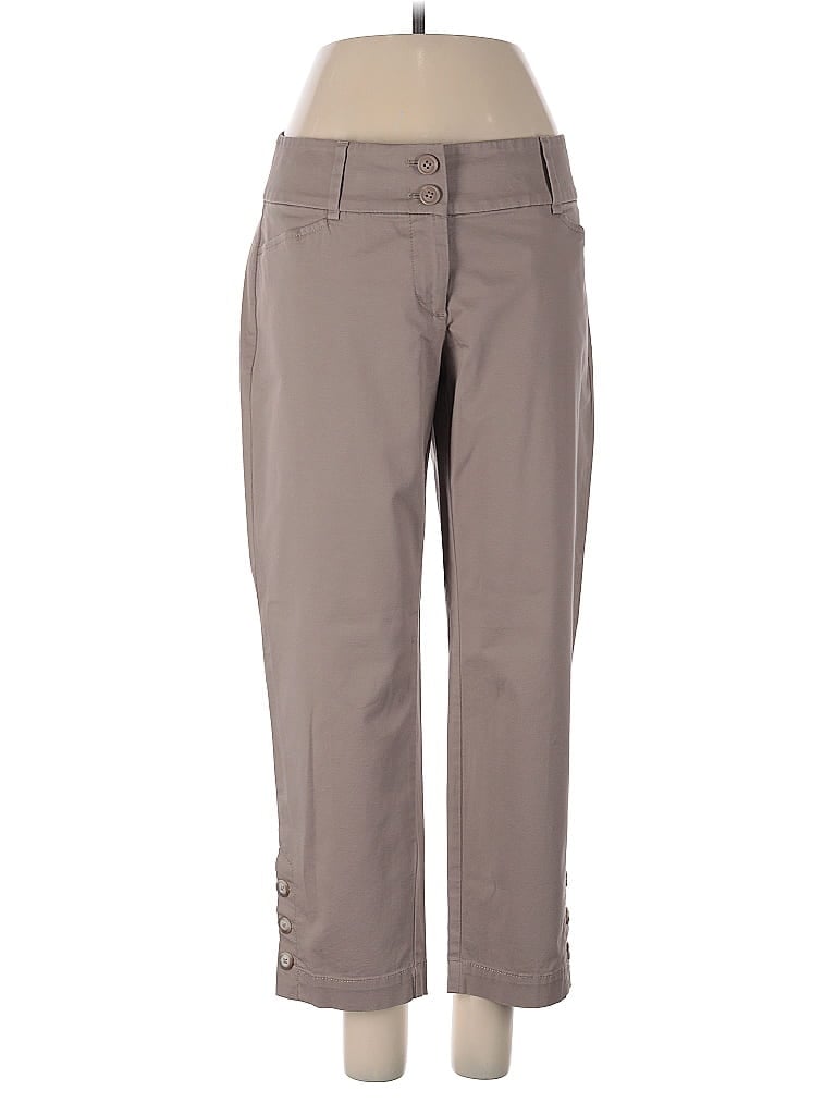 Ann Taylor LOFT Outlet Solid Gray Casual Pants Size 2 - photo 1