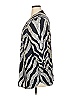 JM Collection Animal Print Silver 3/4 Sleeve Blouse Size XL - photo 4