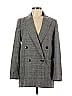 Madewell Houndstooth Gray Wool Blazer Size M - photo 1