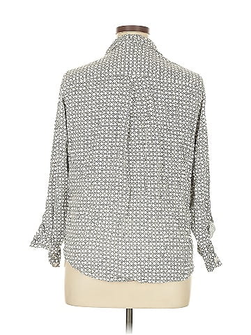 Liz Claiborne 3/4 Sleeve Button-Down Shirt (view 2)