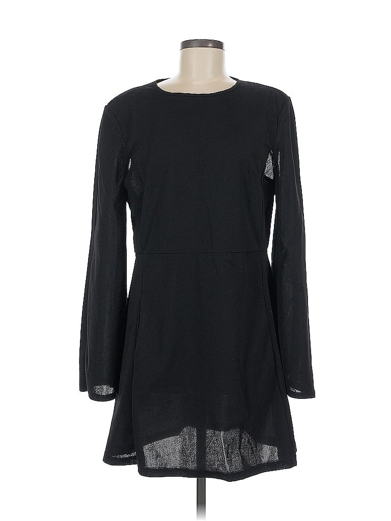 Pre-owned Shein Casual Dress In Black