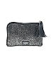 Fossil 100% Leather Silver Black Leather Card Holder One size - photo 1