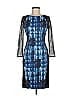 Karen Millen Graphic Blue Cocktail Dress Size 6 - photo 1