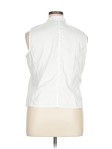 Jones New York Collection Sleeveless Button-Down Shirt (view 2)