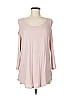 JM Collection Pink 3/4 Sleeve Top Size M - photo 1