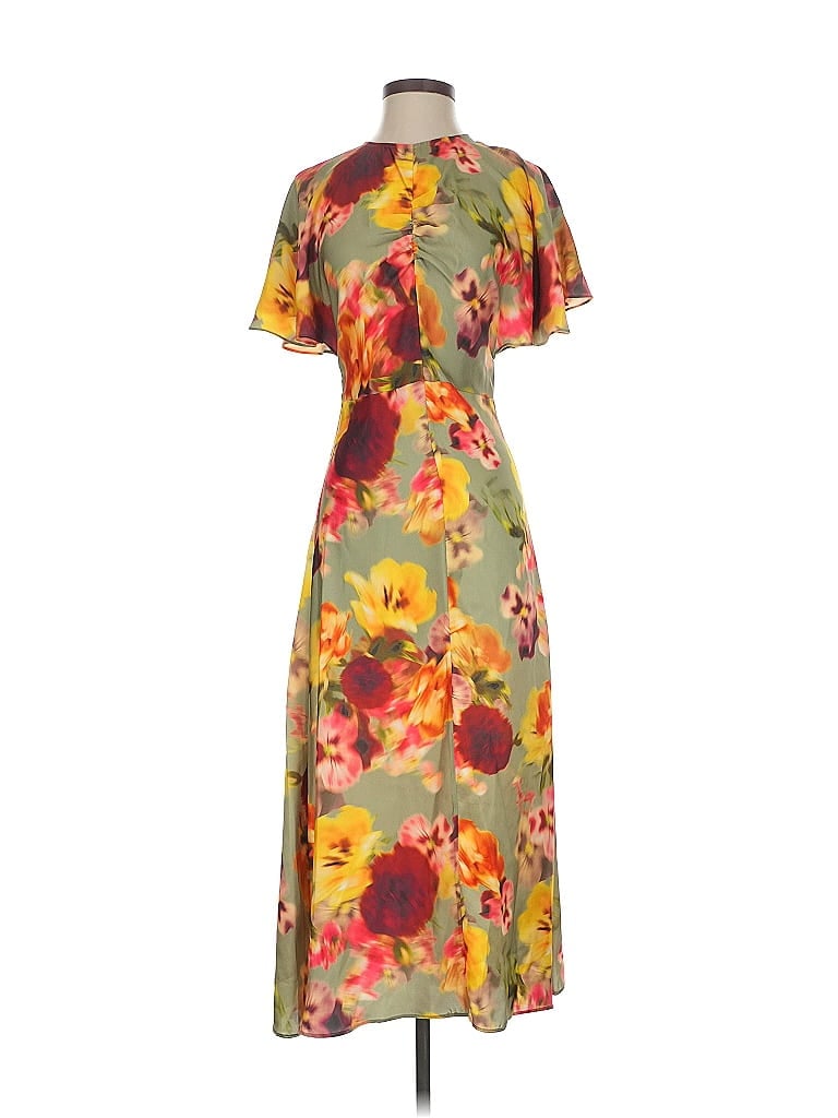 Pre-owned Bcbgmaxazria Casual Dress In Yellow