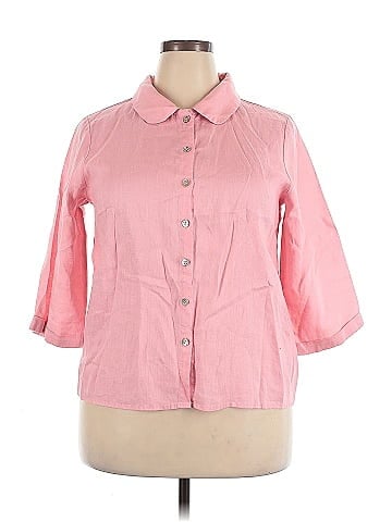 Lintico 3/4 Sleeve Button-Down Shirt (view 1)