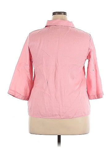 Lintico 3/4 Sleeve Button-Down Shirt (view 2)