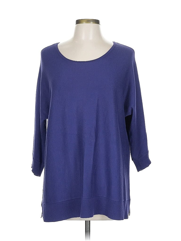 Pre-owned Chico's Pullover Sweater In Purple