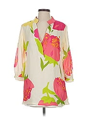 Lilly Pulitzer 3/4 Sleeve Silk Top