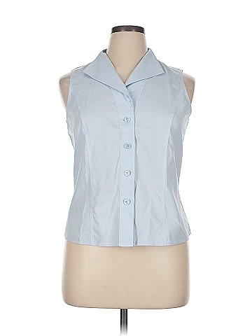Jones New York Collection Sleeveless Button-Down Shirt (view 1)