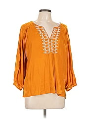 Left Coast By Dolan 3/4 Sleeve Blouse