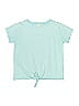 Crewcuts Outlet 100% Cotton Teal Short Sleeve T-Shirt Size 10 - photo 1