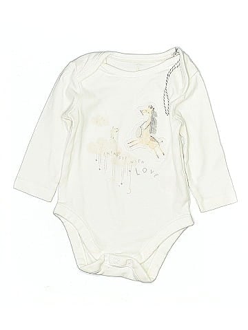 Mothercare Long Sleeve Onesie (view 1)